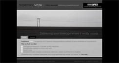 Desktop Screenshot of hopkinson-white.co.uk